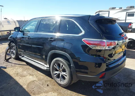 2016 Toyota Highlander Xle V6 из США, поврежденный, VIN 5TDKKRFH5GS138077